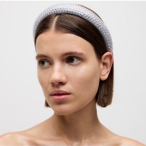 J.CREW RHINESTONE STUDDED CUSHIONED HEADBAND - SILVER, NAVY OR BLACK BNWT SO